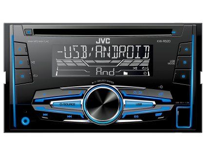 Autorádio KW-R520 CD USB AUX, 2 DIN
