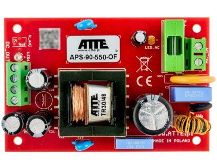 APS-90-550-OF - Napájecí zdroj SMPS, 55V, 1,7A, 90W - Atte