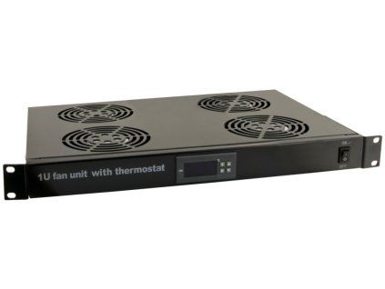 RAWP-1R - Panel se 4 ventilátory s termostatem RACK 1U - Pulsar