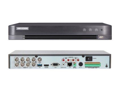 iDS-7208HUHI-M1/S - 8kanálový záznamník, IP, TurboHD, AcuSense, 8Mpx - Hikvision