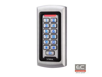 ZS42-1 - Kódový zámek s čtečkou v standardu UNIQUE 125 kHz - VIDOS