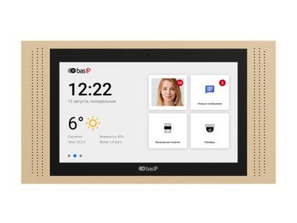 AT-10 GOLD - Vnitřní IP monitor, 10" IPS LCD, PoE, SIP 2.0 - BasIP