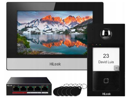 IP-VIS-PRO - Sada videovrátníků Villa IP, WiFi, Mifare, PoE - Hilook od Hikvision