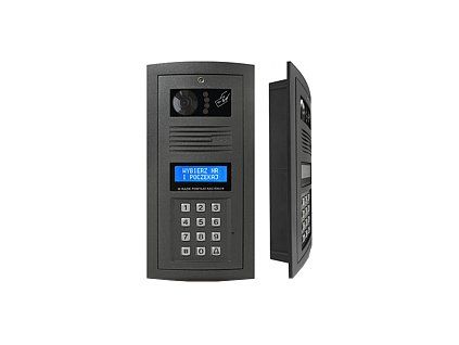 OP-SL255RC HR-G - Digitální panel domácího telefonu s kamerou a RFID čtečkou, grafitová barva - Elfon