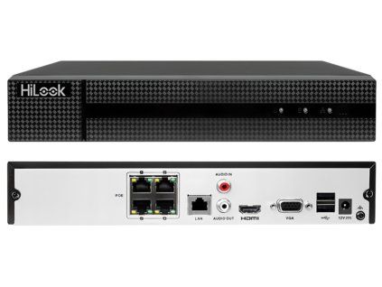 NVR-4CH-5MP/4P - 4kanálový IP rekordér, 4x PoE, až 8Mpx, MD 2.0 - Hilook od Hikvision