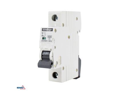 Schelinger modulový jednopólový jistič B 6 A na DIN lištu BM-A02-G7-1P-B06