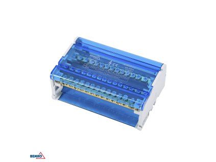 Schelinger rozvodný blok na DIN lištu 125 A 4x15 BM-A18-MDB-415