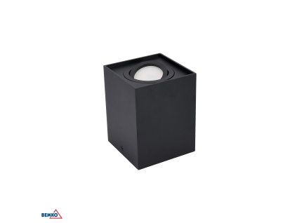Bemko zapuštěné bodové svítidlo GU10 černé 96×96 mm BM-C23-DLO-AS-GU10-150-BL
