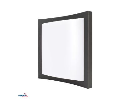 Bemko LED stropní svítidlo IP65 20W 3000K 1400 lm grafitové BM-C25-EL1-P-020GR-3K