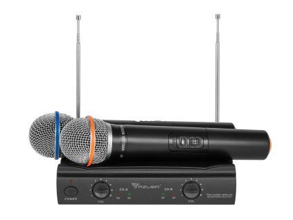 Bezdrátový mikrofon 2-kanálový VHF V3000