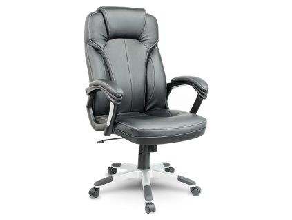 Kožené kancelářské křeslo EG-222 černé