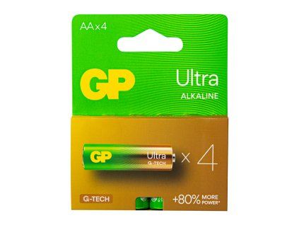 Alkalické baterie AA 1,5 LR6 GP ULTRA