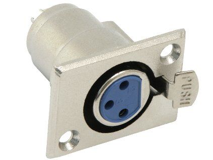 XLR konektor 3P pro kovové pouzdro
