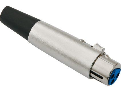XLR konektor 3P pro hladký kabel