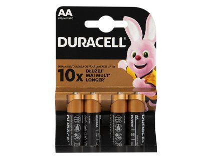 Alkalické baterie AA 1,5 DURACELL