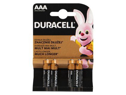 Alkalické baterie AAA 1,5 DURACELL