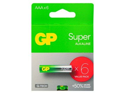 Alkalické baterie AAA 1,5 LR3 GP SUPER