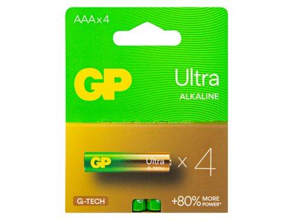 Alkalická baterie AAA 1,5 LR3 GP ULTRA