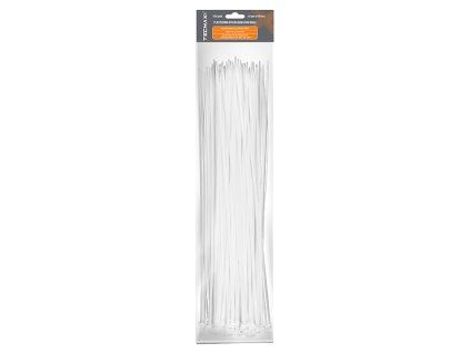 Stahovací páska 4,8x500mm bílá 100ks 52-271-