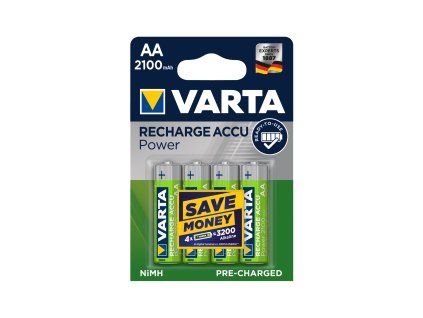 Nabíjecí baterie VARTA AA 2100mAh 4ks/bl